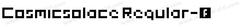 Cosmicsolace Regular字体转换